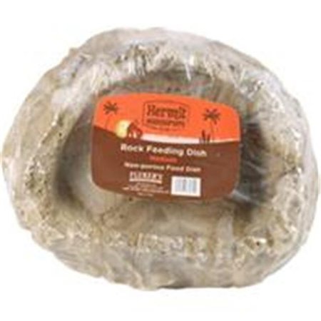 FLUKERS Flukers 012205 Hermit Headquarters Hermit Crab Rock Feeding Dish - Medium 12205
